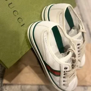 Gucci men Tennis Web Net 1977 Low Top Sneakers Uk 7.5 Gucci | Shoes | Gucci Men Tennis Web Net 977 Low Top  main image 2